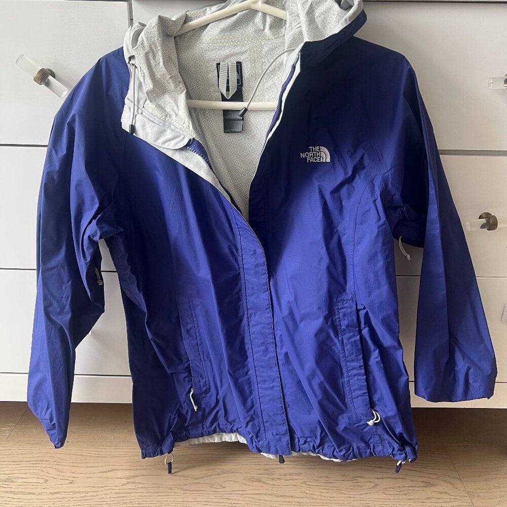 The North Face Women's Hyvent Rain Coat Lightweight Zip - Medium